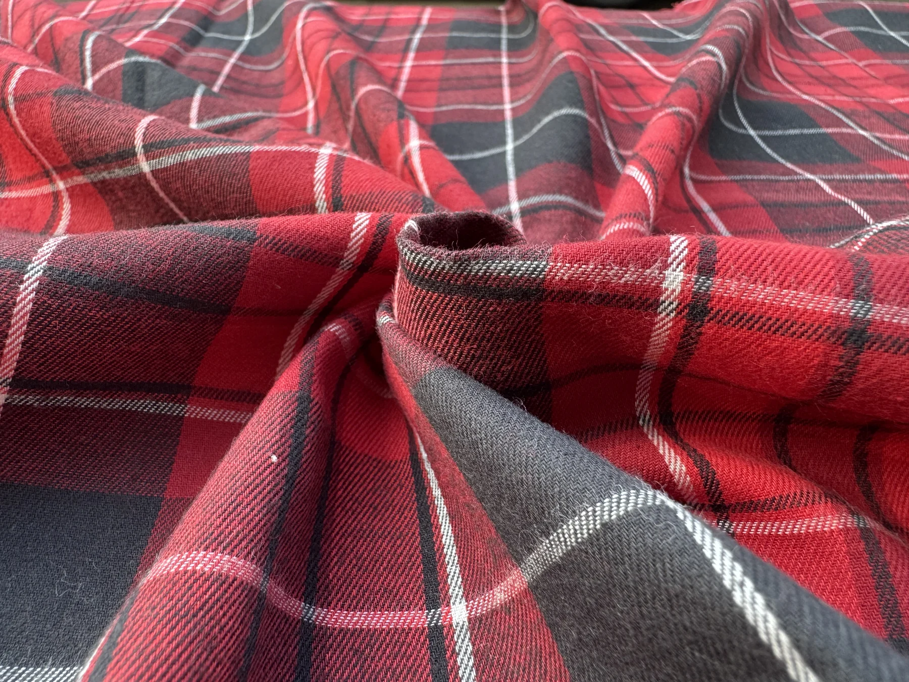 Red Tartan Cotton